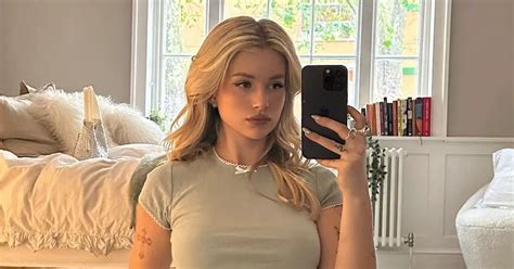 Lottie Moss Strips To Skimpy Lingerie To Show Off Face Tattoo In Racy