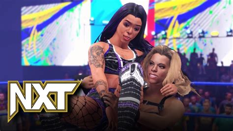 WWE 2K22 NXT CORA JADE VS ZOEY STARK WINNER FACE JADE CARGILL AT