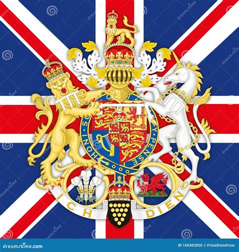 United Kingdom Year 2020 Carl Prince Of Wales Official Coat Of Arms