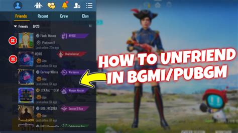 How To Unfriend In Bgmi How To Remove Friend From Friend List In Pubg