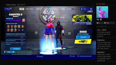 Live Défilé de mode LIVE PARTIE PERSO FORTNITE LIVE PP YouTube