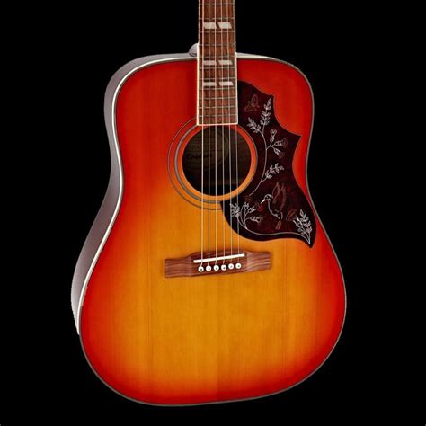 Epiphone Hummingbird Pro Electro-Acoustic Guitar (Faded Cherry) | Sound Affects