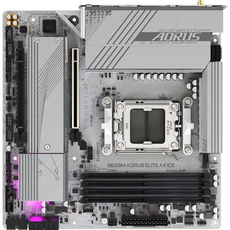 Gigabyte B M Aorus Elite Ax Ice Amd B So Am Ddr Matx Retail