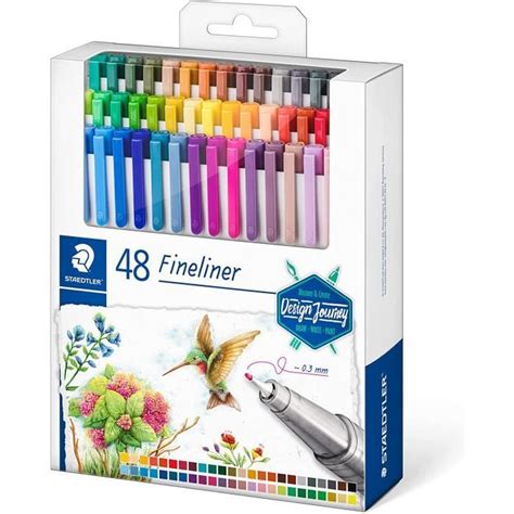 STAEDTLER Fineliner Triplus Design Journey Tige Triangulaire