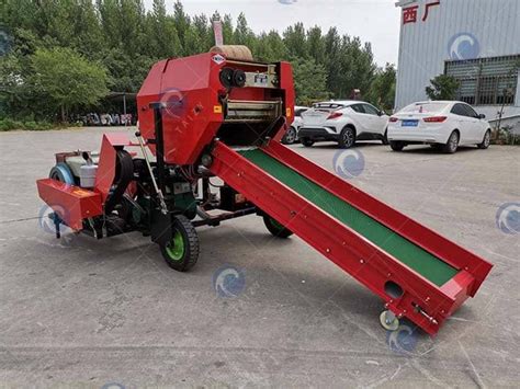 Full Automatic Silage Baler Machine Forage Baling Equipment