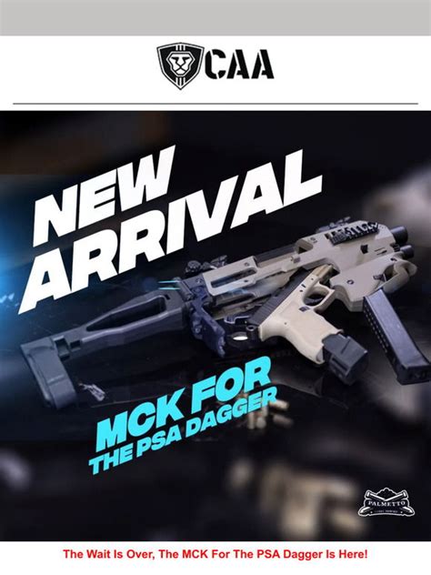 CAA USA MCK For PSA DAGGER IS HERE With Optional 50 OFF Advanced Kit