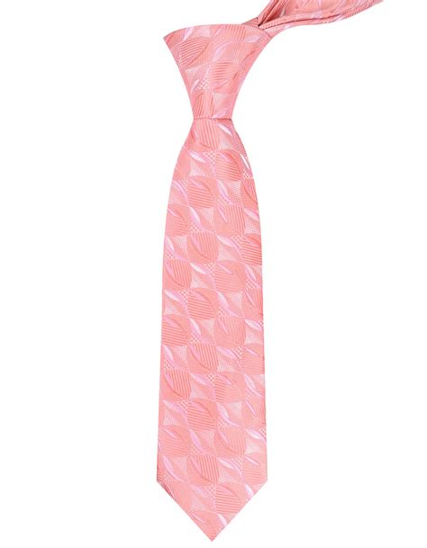 peach texture regular tie
