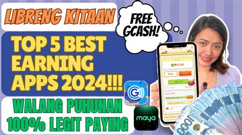 TOP 5 BEST FREE EARNING APPS 2024 100 LEGIT PAYING EARN BY USING