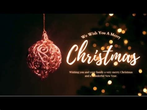 Wish You A Merry Christmas Christmas Celebration YouTube