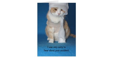 Get Well Accidentbroken Arm Greeting Card Zazzle