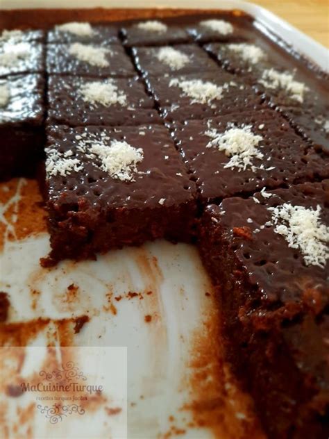 Un G Teau Turc Facile Et Gourmand Islak Kek Au Chocolat Ricetta Dolci