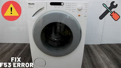 Fix Miele F Error Washing Machine Repair