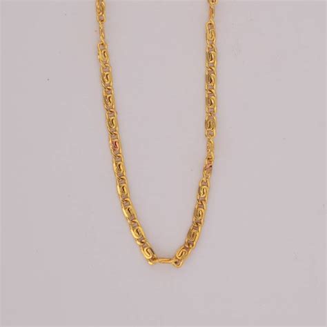 Lovable Gold Colored Daily Wear Chain Getjewelified 374083