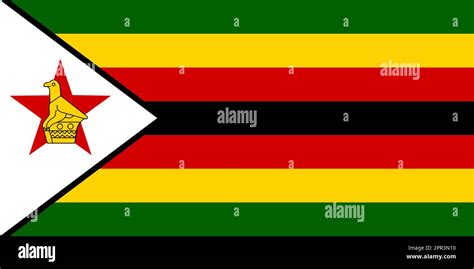 Zimbabwe Flag Stock Vector Images Alamy