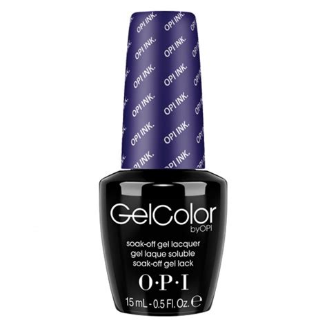 Opi Gelcolor Soak Off Gel Lacquer Opi Ink