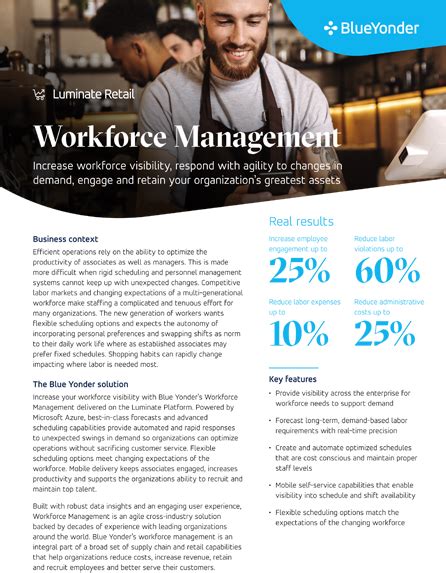 Blue Yonder Workforce Management Operational Excellence