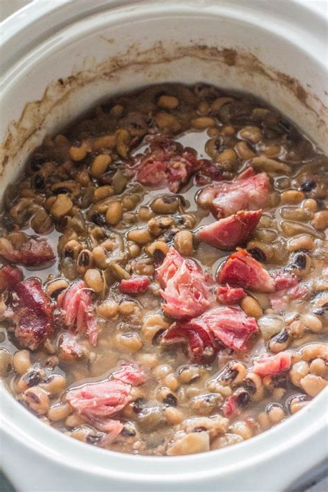 2 Step Black Eyed Peas And Ham Slow Cooker Dinner Artofit