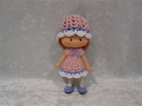 Strawberry Shortcake Doll Clothes Crochet Outfit For 55 New And Vintage