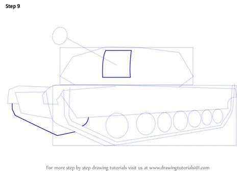 Learn How To Draw A Simple Tank Military Step By Step Drawing Tutorials