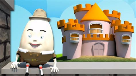 Humpty Dumpty Sentado Em Uma Parede Can O Para Crian As Beb