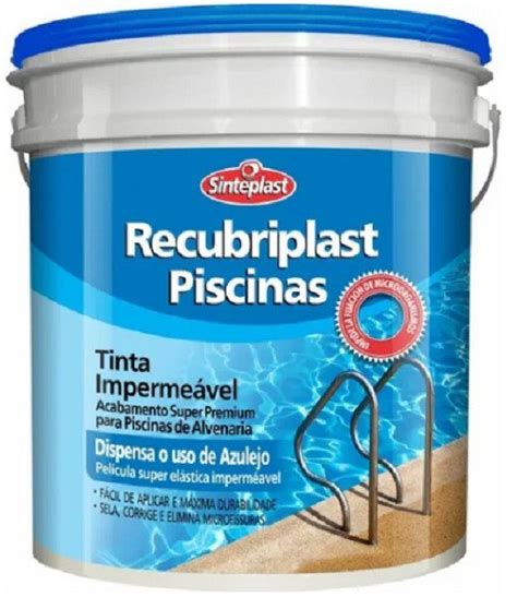 Tinta Piscina Base Gua Recubriplast Lts Verde Madeiramadeira