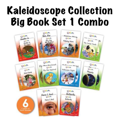 Kaleidoscope Collection Big Book Set 1 Combo Big Book Book Set