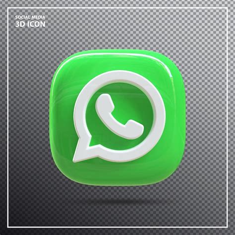 Elemento D Do Logotipo Do Whatsapp Psd Premium