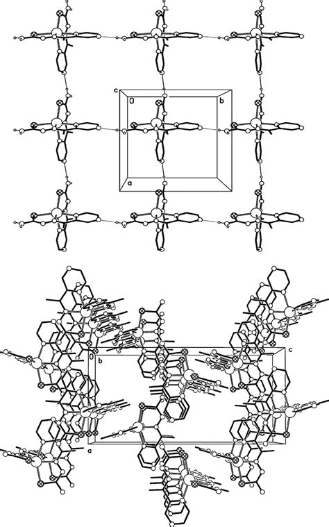 2D Sheet Formed By Pyrazine Amine Hydrogen Bonding Showing The