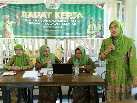 Raker Pw Muslimat Nu Sulsel Lahirkan Resolusi Radar Selatan