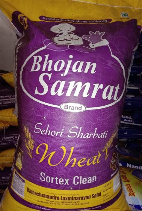 Bhojan Samrat Sehori Sharbati Wheat Packaging Size 30 Packaging Type