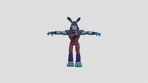 Borken Glamrock Bonnie 3D Model By Kerimbutnotloozer 1fa5df1