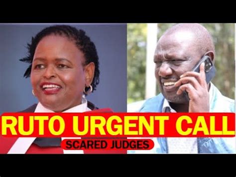 Ruto S Last Minute Phone Call To Martha Koome That Forced Judges To