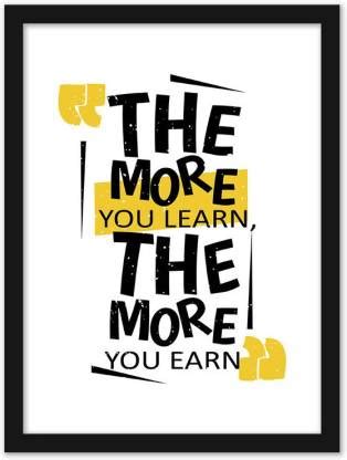 Motivational Quote Poster For Office Wall , Study Room, Paper Print ...