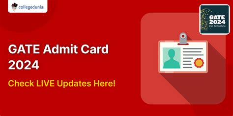 Gate Admit Card Released Gate Iisc Ac In Check Live Updates Here