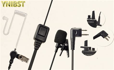 Ynibst One Wire Surveillance Earpieces Push To Talk Ptt Mic Acoustic Tube Headset