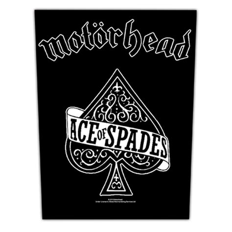 Motorhead Ace Of Spades Backpatch Novelties | Loudtrax