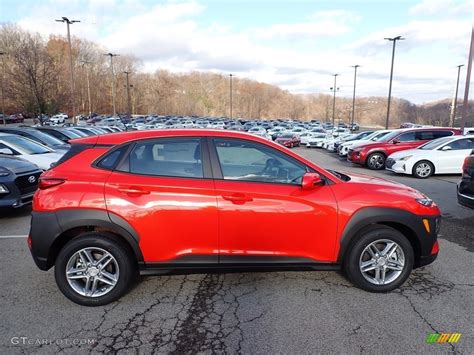 2020 Sunset Orange Hyundai Kona Se Awd 136321826 Photo 10 Gtcarlot