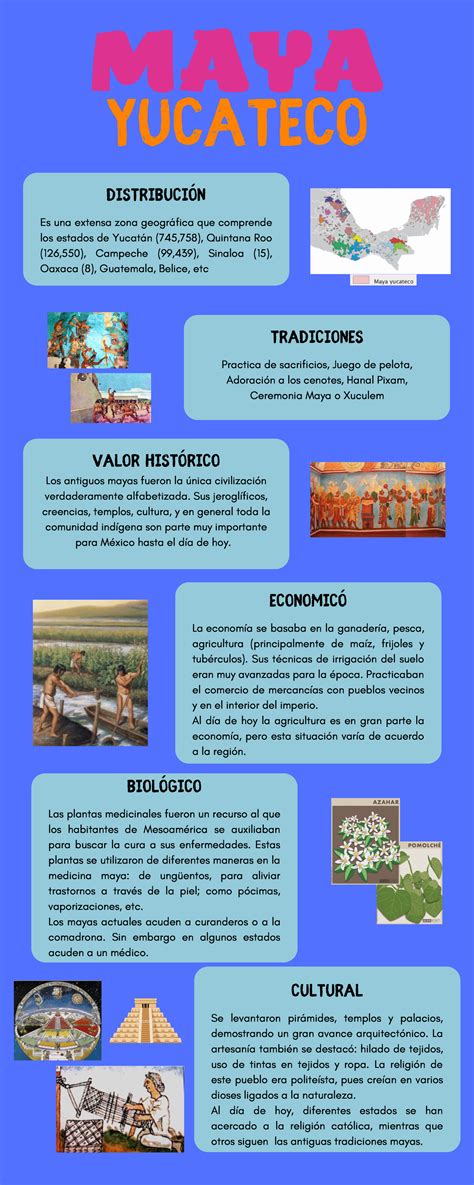 Civilizaci N Maya Infograf A Para Mayor Comprensi N Maya Yucateco