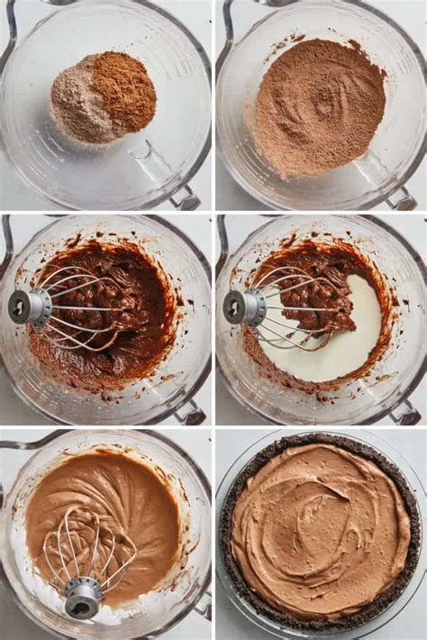 No Bake Chocolate Mousse Pie Grandbaby Cakes