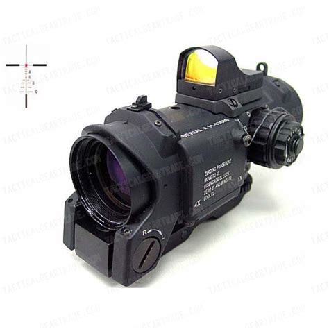 4x Elcan Specterdr Type Red Dot Scope Wop Dot Sight Black For 16799