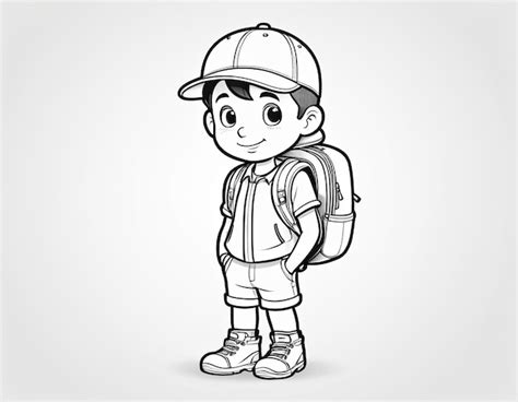 Images de Garcon Dessin Anime Dessin Au Trait – Téléchargement gratuit ...