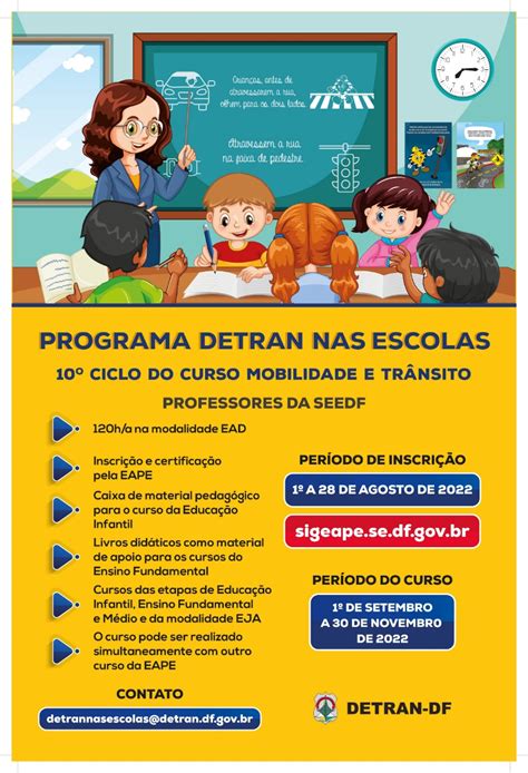 Detran Abre Inscri Es De Curso Mobilidade E Tr Nsito Para Professores