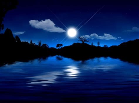 Lake at Night Wallpapers - Top Free Lake at Night Backgrounds - WallpaperAccess