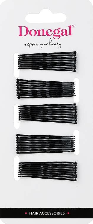 Makeupstore.co.il | Donegal Bobby Pin Black Small - סיכות לשיער, שחורות ...