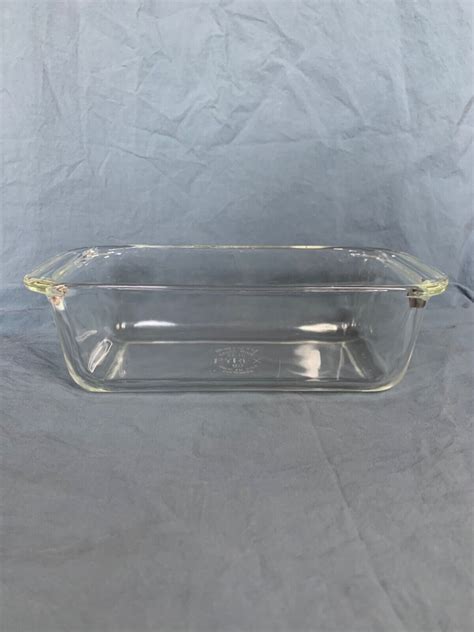 Vintage Pyrex 213 8 1 2x4 1 2x2 1 2 Clear Glass Bread Baking Loaf Dish Usa Made Ebay