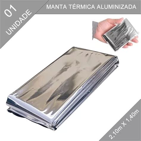 Cobertor Manta T Rmica Aluminizado Isolante Emerg Resgate Mercadolivre