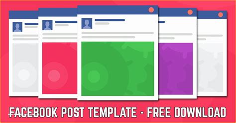 Facebook Ad Template Psd Free Of Free Psd Post Mockup – 2018 On Behance ...