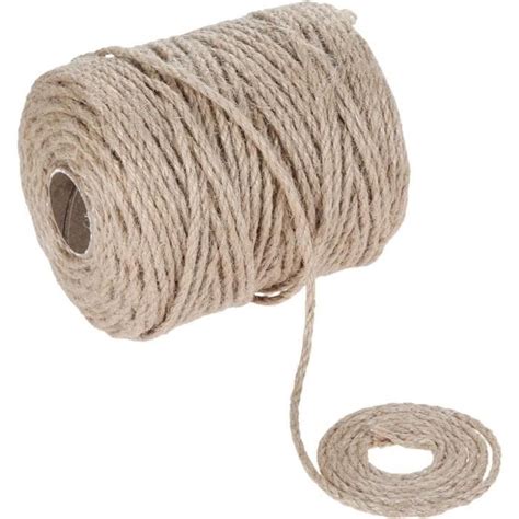 Cqinju Ficelle De Jardin Natural Jute Corde Type Twine Rouleaux De