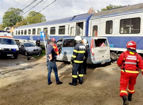 Autovehicul lovit de tren pe raza municipiului Rădăuți Info Trafic