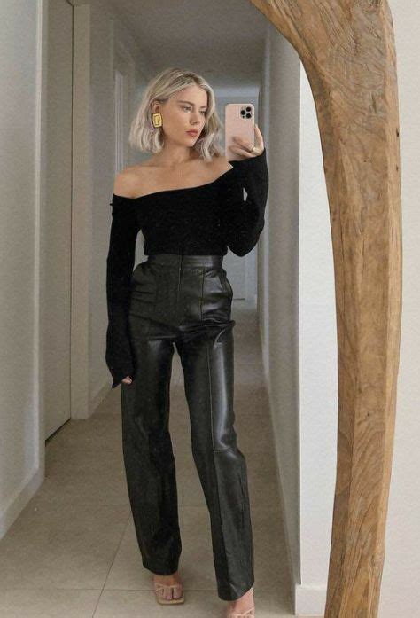 Leather Pants Outfit Ideas How To Style Leather Pants Everyday For